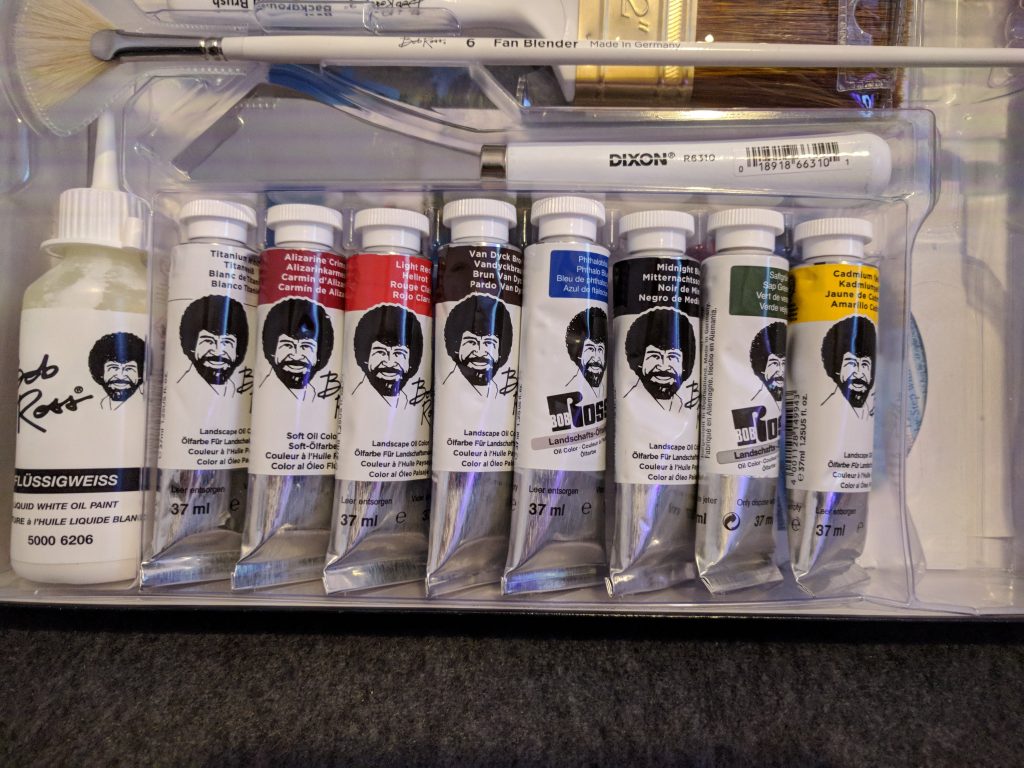 Paint included in the Bob Ross Master Set