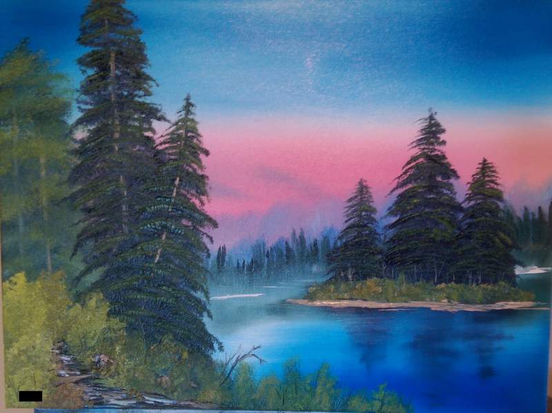 Bob ross 2025 tapestry