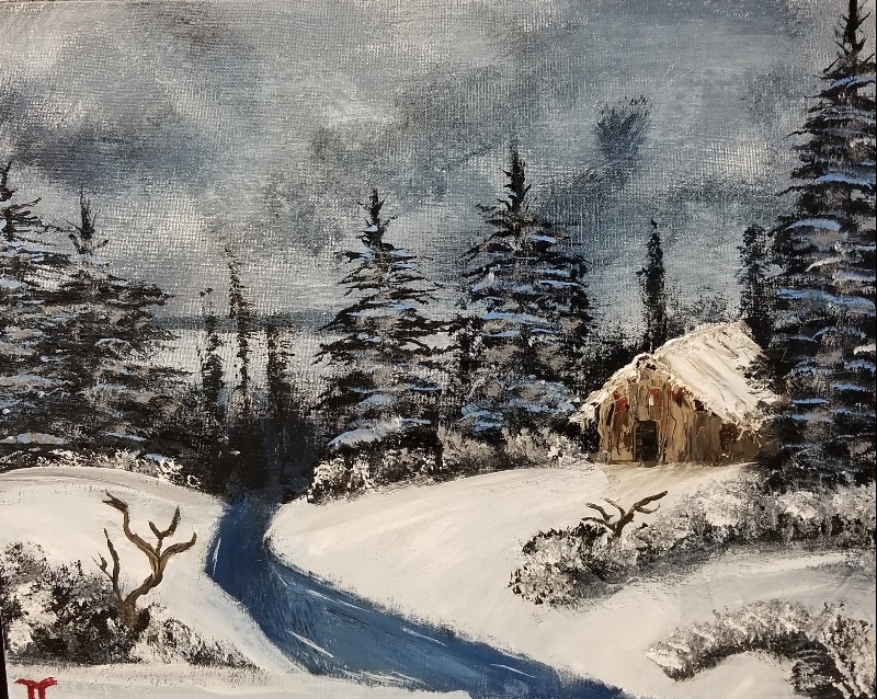 Experience the Beauty of Winter with Bob Ross Paint by Number