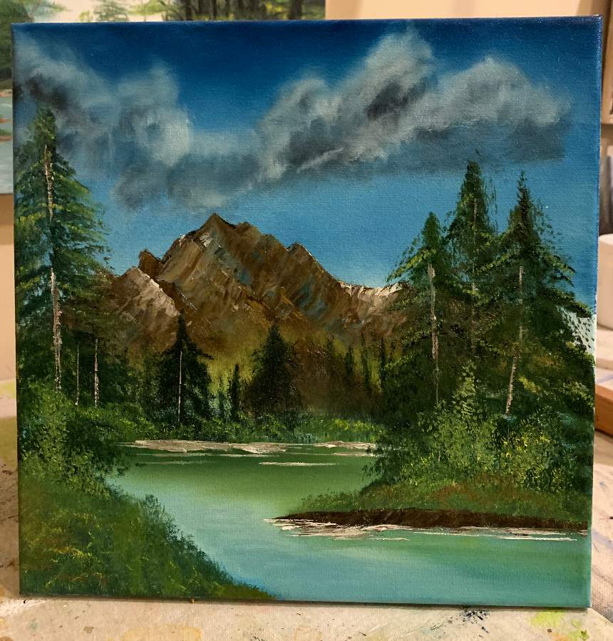 無料発送 Brown Mountain 絵画