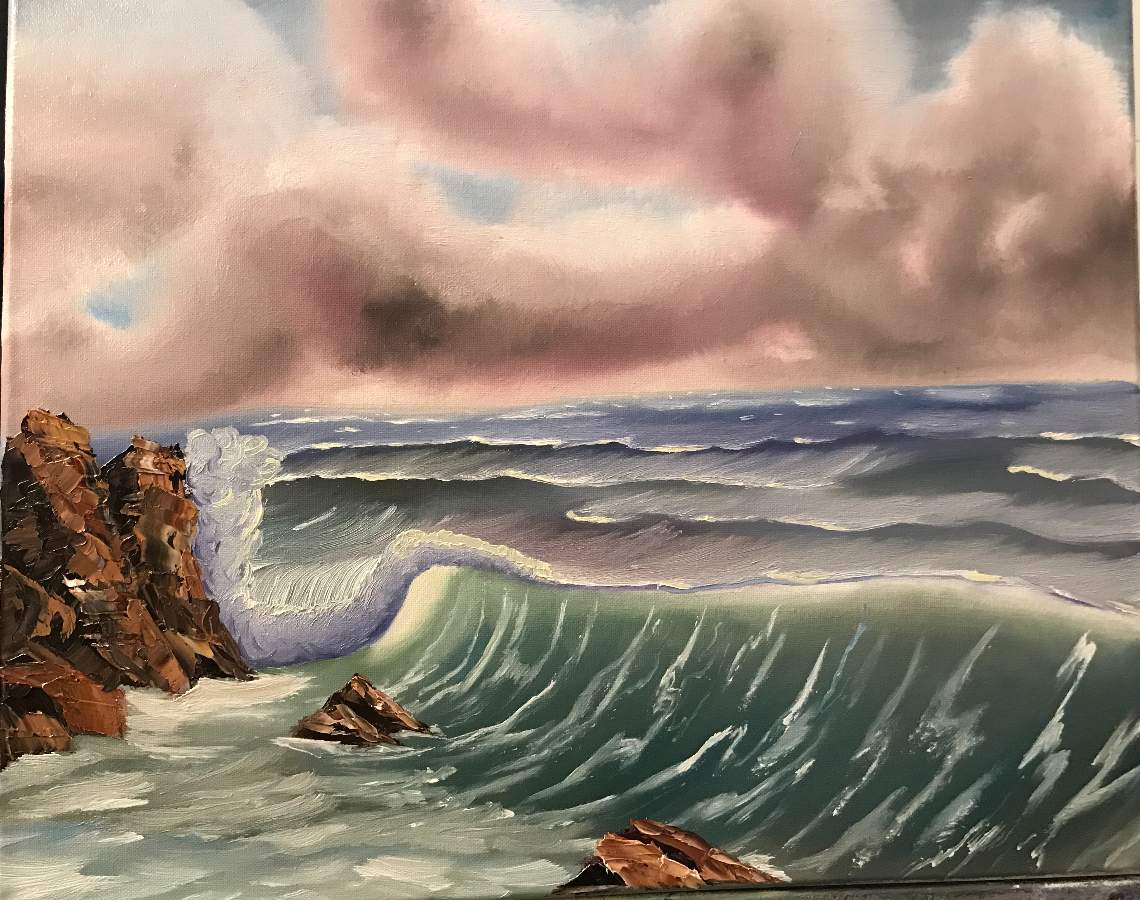 Surfs up bob ross hotsell