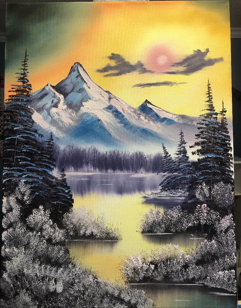 Latest Bob Ross Peaceful Reflections - family quotes