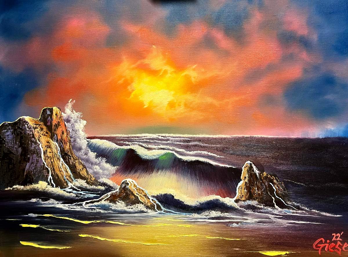 Sunset Seascape Bill Alexander