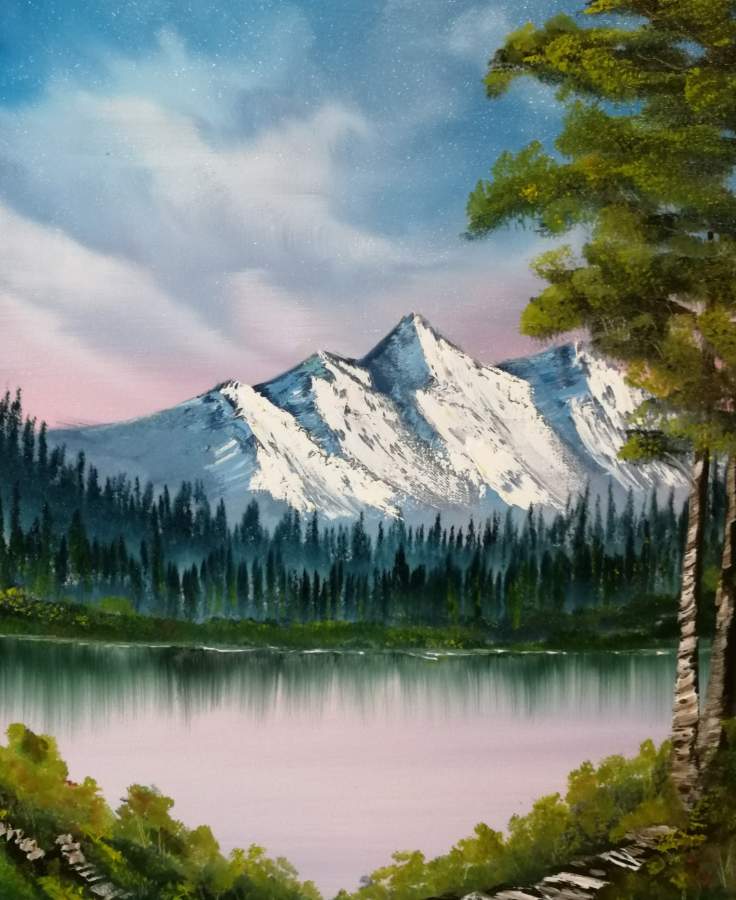 Mountains In spring
