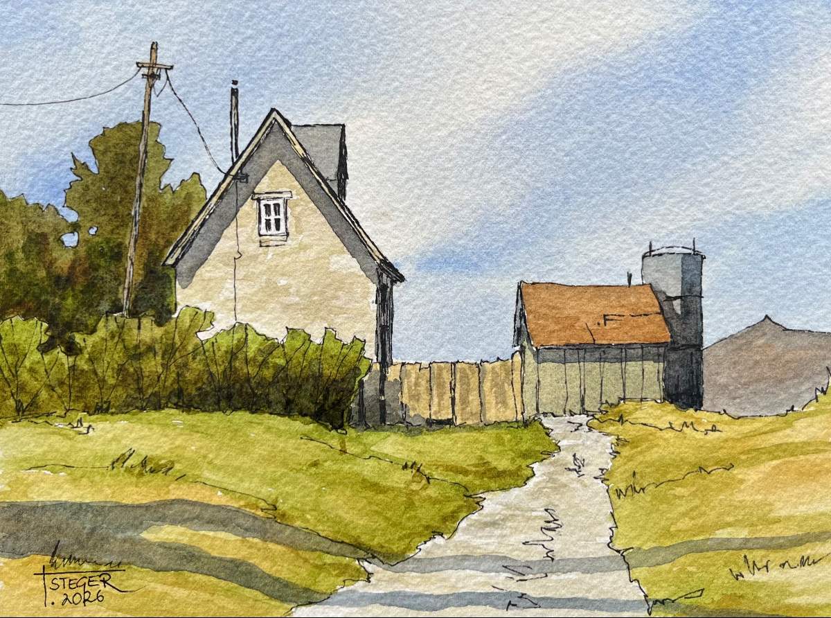 Farmhouse - Peter Sheeler tutorial