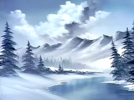 Experience the Beauty of Winter with Bob Ross Paint by Number