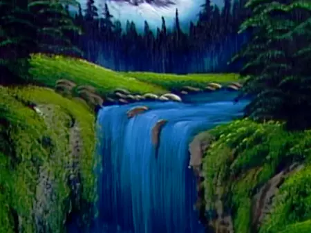 Valley Waterfall - The Joy of Painting S23E8