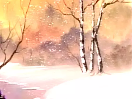 Bob Ross - Snowy Morn (Season 19 Episode 4)  Bob ross paintings, Bob ross  painting videos, Bob ross art