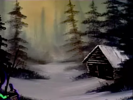 Bob Ross - Snowy Morn (Season 19 Episode 4)